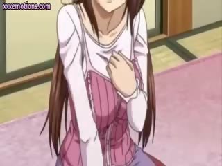 Teen Anime young female Gets Nipples Licked