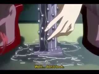 Varmt vellystig anime skolejente knullet av den anus